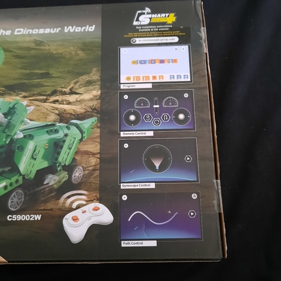 CaDA-Dinosaur World- T-Rex Remote Control Building Block Toy, C59001W - Picture 3 of 6